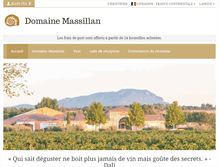 Tablet Screenshot of massillan.fr